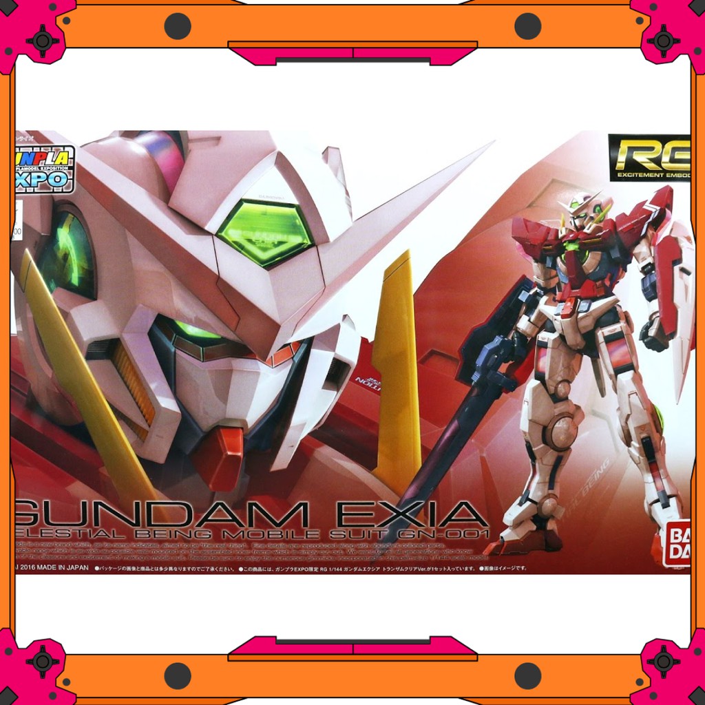 Mô hình lắp ráp Gundam RG Gundam Exia TRANS-AM CLEAR (Expo Limited)