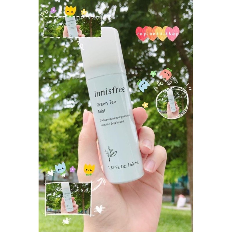 Xịt khoáng Innisfree trà xanh 50ml Chính hãng