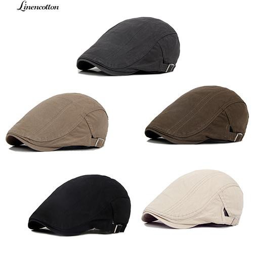 Mũ beret màu trơn phong cách cổ điển