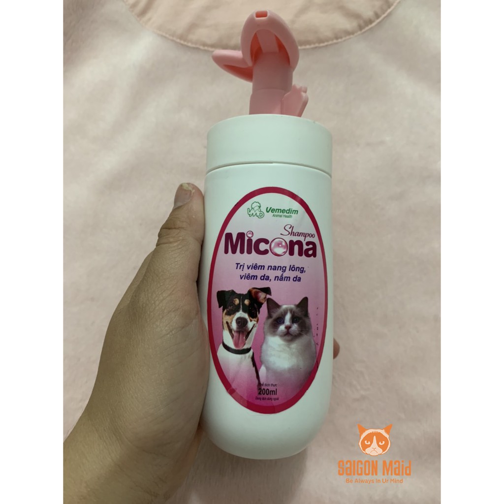 Sữa tắm chuyên dành cho vấn đề về da dành cho thú cưng Micona (200ml)