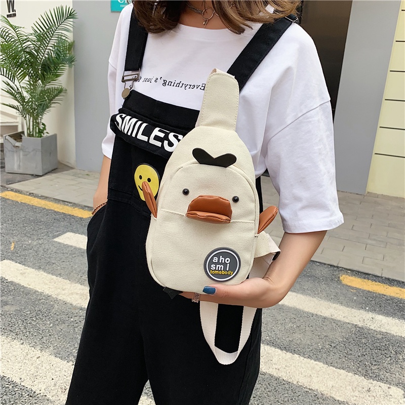 Túi Đeo Chéo Vải canvas Thời Trang 2023 Trẻ Trung Cho Nữ