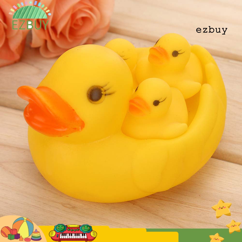 Set 4 vịt đồ chơi mềm dễ thương cho bé độc đáo