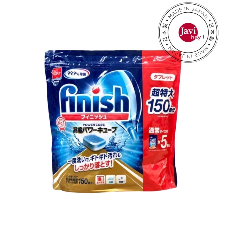 Viên rửa bát Finish Power Cube nội địa nhật Bản  dành cho máy rửa bát