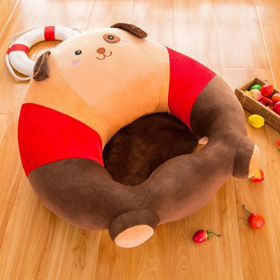 Ghế tập ngồi cho bé bằng vải nhồi bông