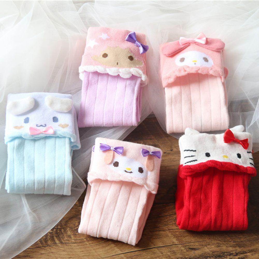 Vớ Cotton WMES15H Họa Tiết Mèo Kitty / Chó Dễ Thương Thời Trang Đường Phố Cho Nữ