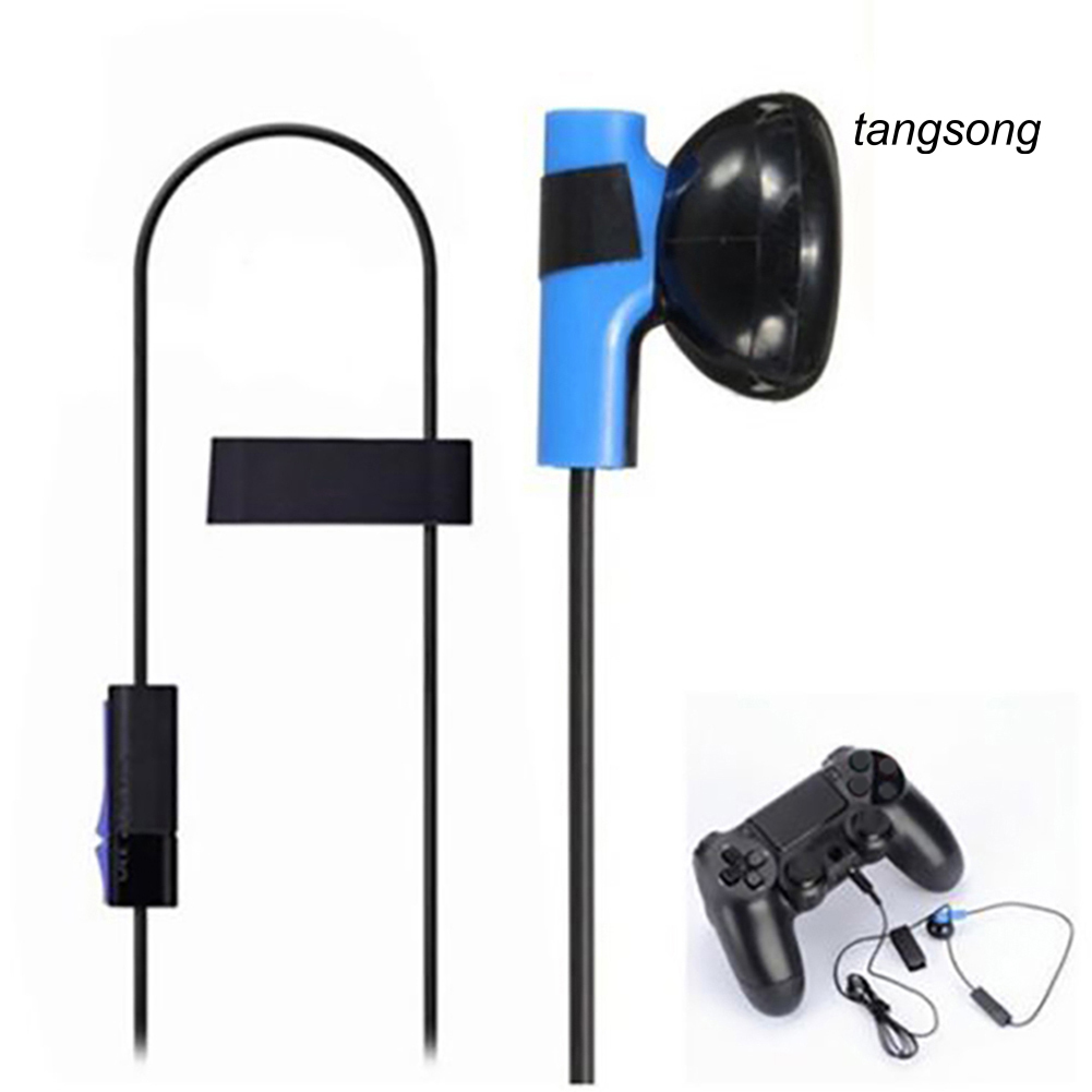 YP_Single In-Ear Clip-On Gaming Earphone Headphone for Sony Playstation PS4 Handle