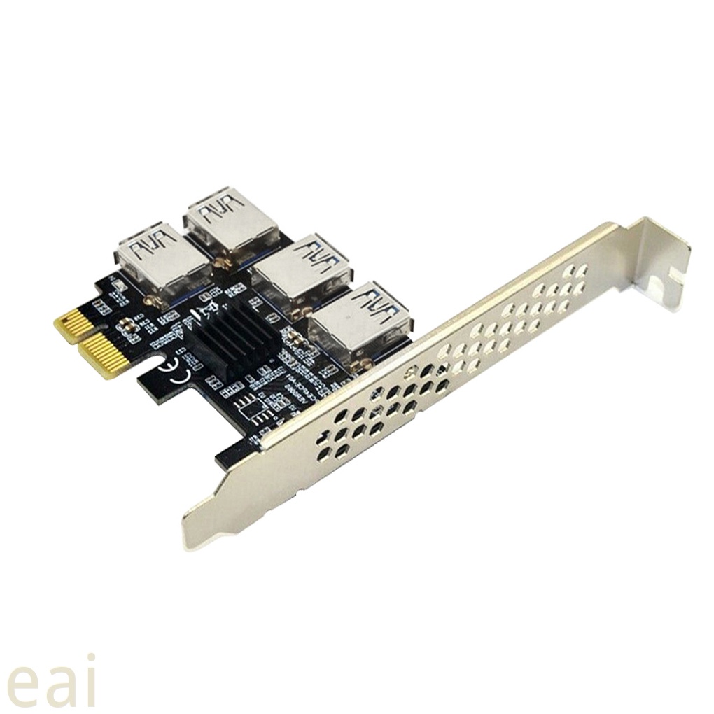 Card Mở Rộng Pci-E 1 Sang 4 Kèm 4 Giao Diện Usb 3.0