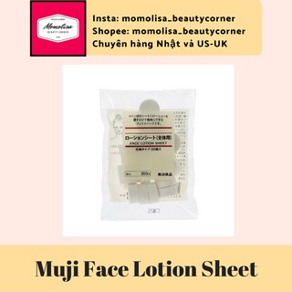 Muji face lotion sheet - mặt nạ viên nén muji 20 viên