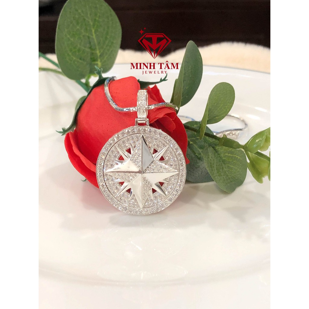 Bộ dây chuyện mặt ngôi sao hi vọng,Mặt dây chuyền ngôi sao may mắn bạc ta cho nam-Minh Tâm Jewelry