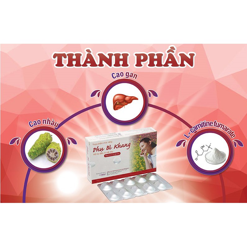 Phụ Bì Khang hộp 30 viên uống - Giảm mề đay, dị ứng, mẩn ngứa, tăng cường chức năng gan,  cvspharmacy