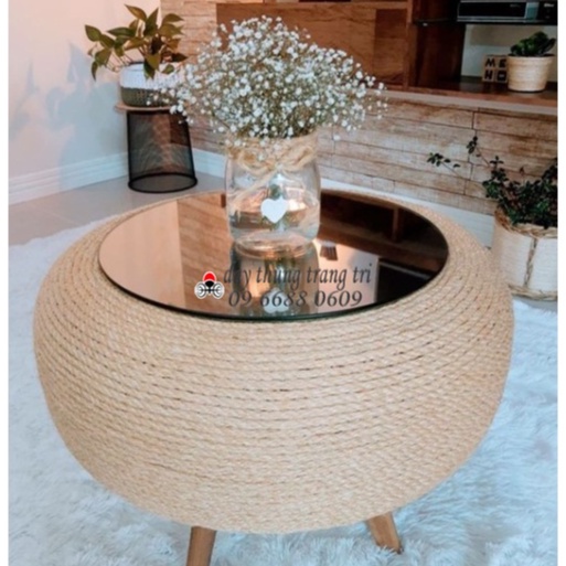 Dây thừng trang trí, 10m dây gai trang trí,  dây thừng gai , làm đồ cào móng mèo, làm đồ handmade, sidaythung