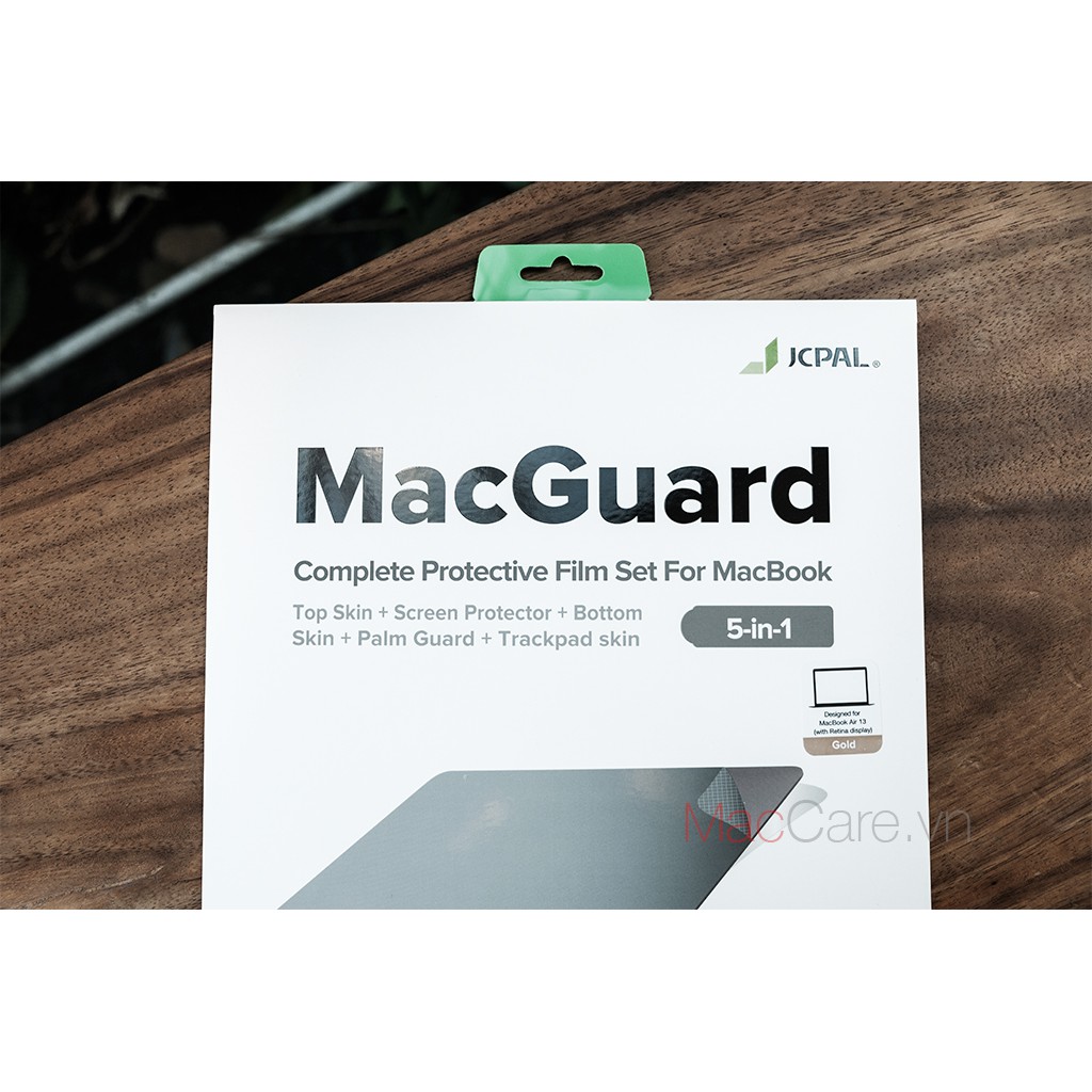 Dán macbook air 2018, 2019, 2020 5in1 jcpal