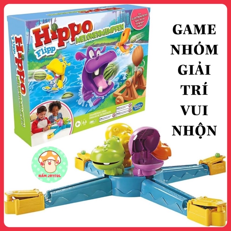 Trò chơi giải trí cực vui Hà Mã ăn dưa hấu Hippo Flipp