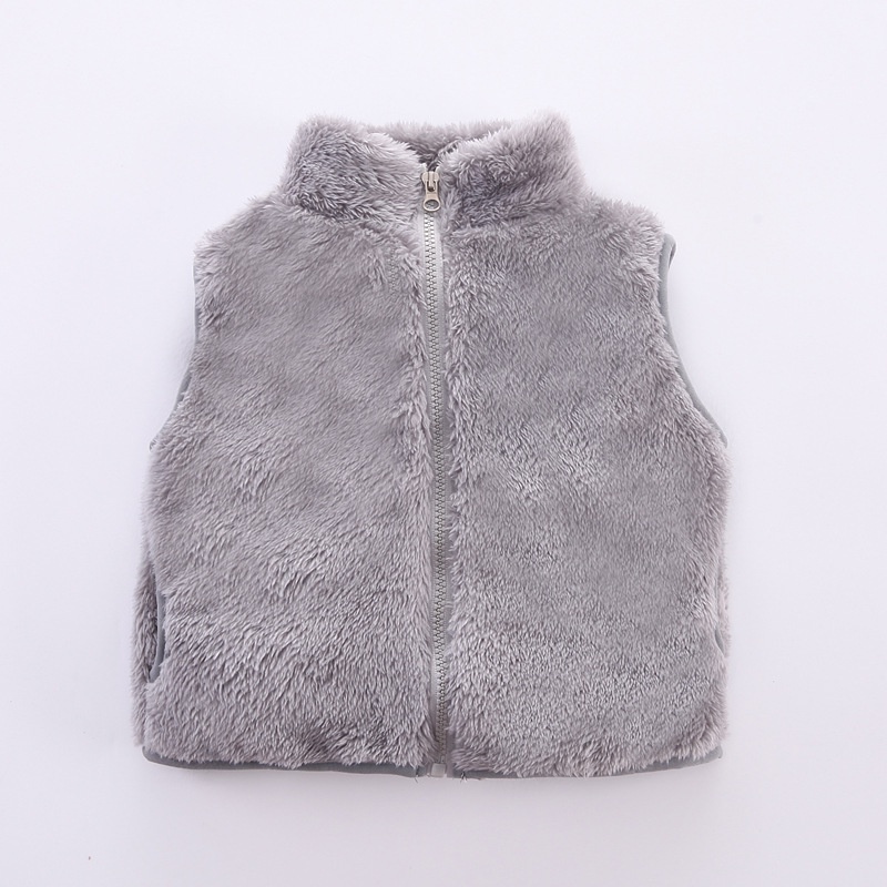 Áo Khoác Dày Không Tay Thời Trang Mùa Đông Cho Bé Trai 2-8 Tuổi