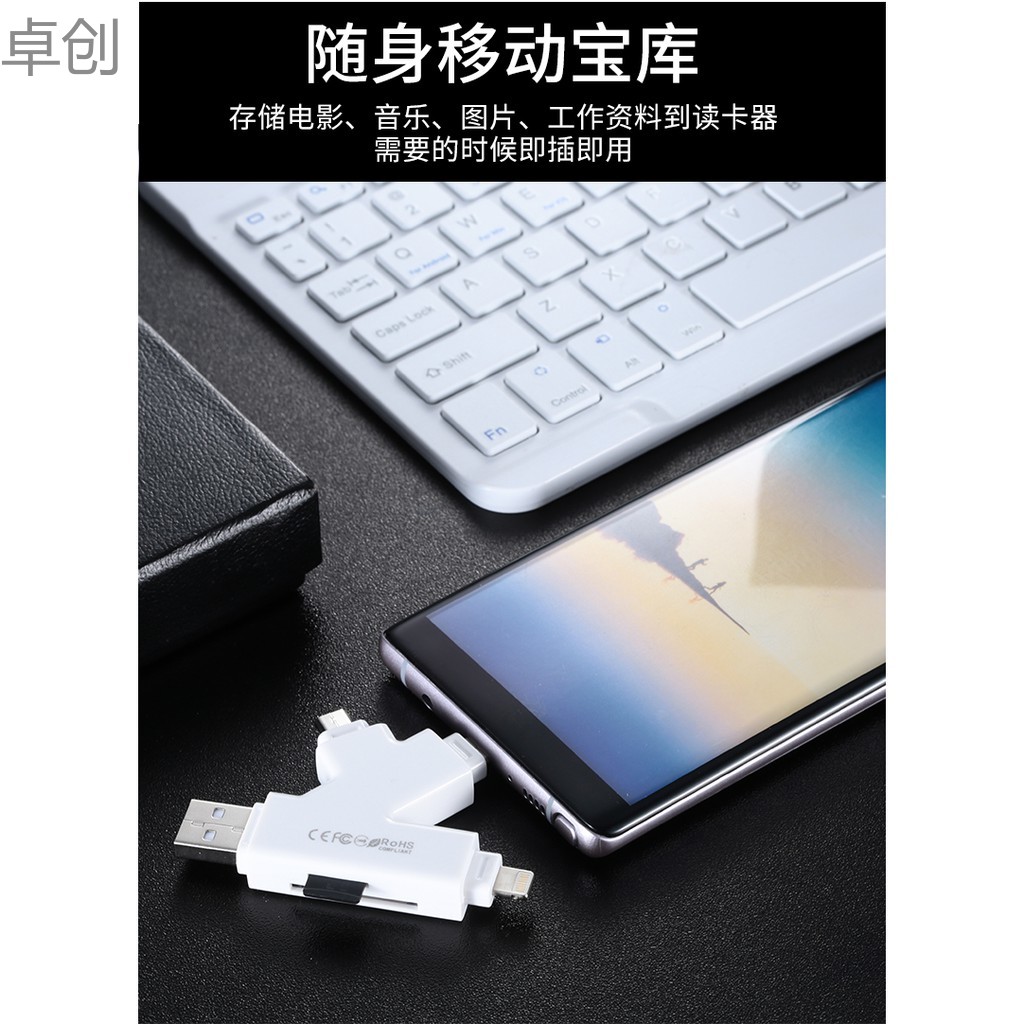 Bộ Chuyển Đổi Thẻ Nhớ Usb Mini Android Otg Cho Điện Thoại Apple