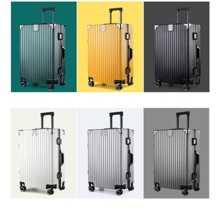 Vali kéo khung nhôm khóa sập TSA RELUG586 vân nhám chống xước, chống va đập - Valiking