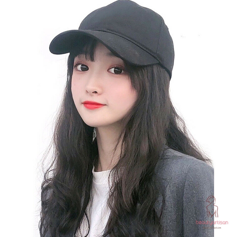 Mũ tóc giả dài gợn sóng thời trang cho nữ