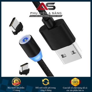 Cáp Hút Nam Châm 3 Đầu Lightling, Micro, Type C [ Bảo Hành 12 Tháng]