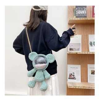 [CÓ ẢNH THẬT] TÚI HANDMADE TỰ ĐAN GẤU❤