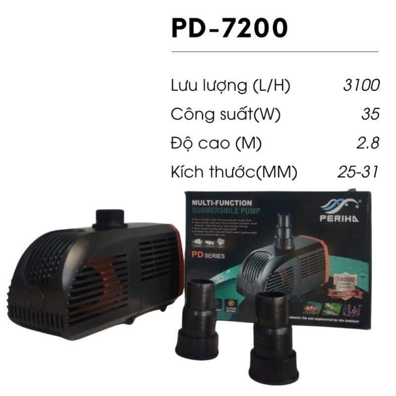 BƠM PERIHA HỒ CÁ NHỎ PD7200