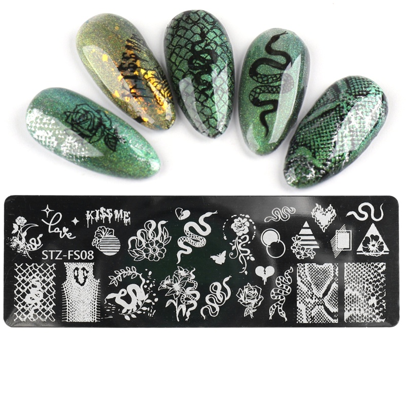 Khuôn Trang Trí Móng Tay Nghệ Thuật DIY Họa Tiết Hoa / Động Vật Xinh Xắn