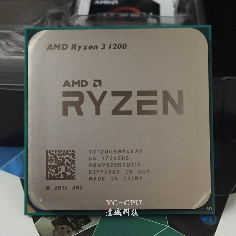 Bộ vi xử lý CPU AMD RYZEN 3 1200 4C/4T 3.1Ghz (TURBO 3.4Ghz) - cpu amd ryzen 3 1200 cũ
