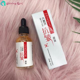Six Peptides Essence Solution Moisturizing Anti-Wrinkle Brighten Skin Color Face Care Essence