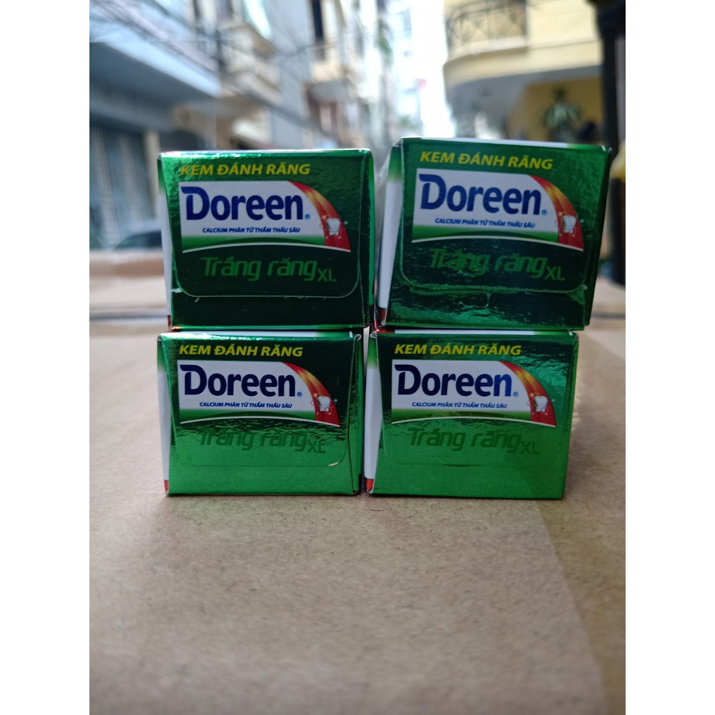 [ 10 hộp ] Kem đánh răng Doreen hộp 45gr
