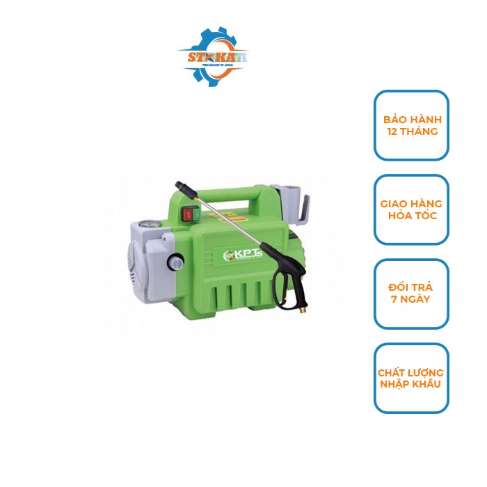 Máy Rửa Xe Mini, Máy Rửa Xe Máy, Ô Tô Áp Lực Cao KPTS - KP 2100W Chính Hãng Cao Cấp