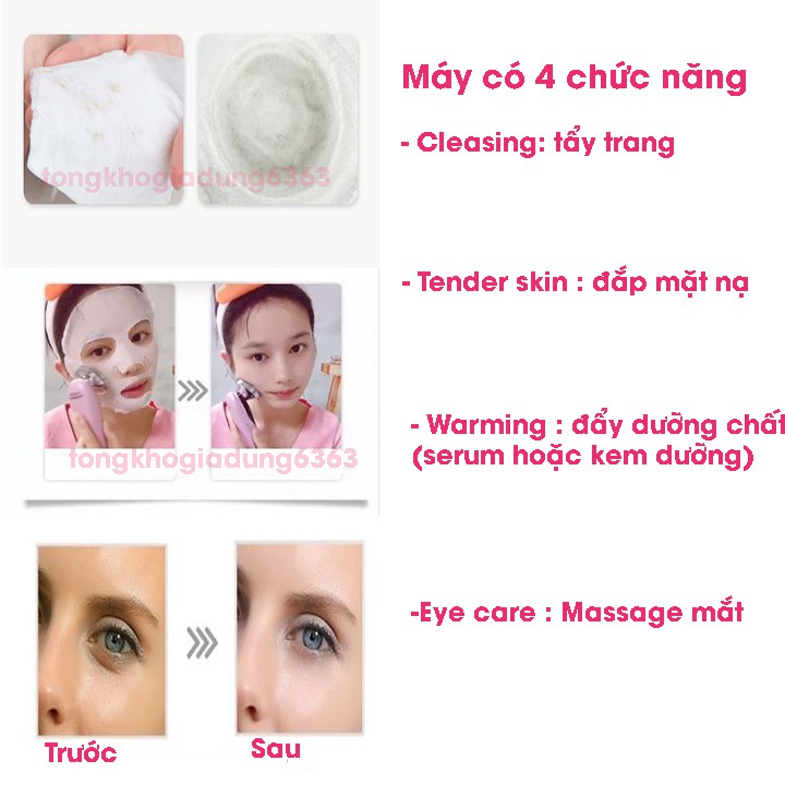 Máy đẩy tinh chất ánh sáng sinh học, chăm sóc da mặt với công nghệ mới đa chức năng - Máy điện di hình cô gái | BigBuy360 - bigbuy360.vn