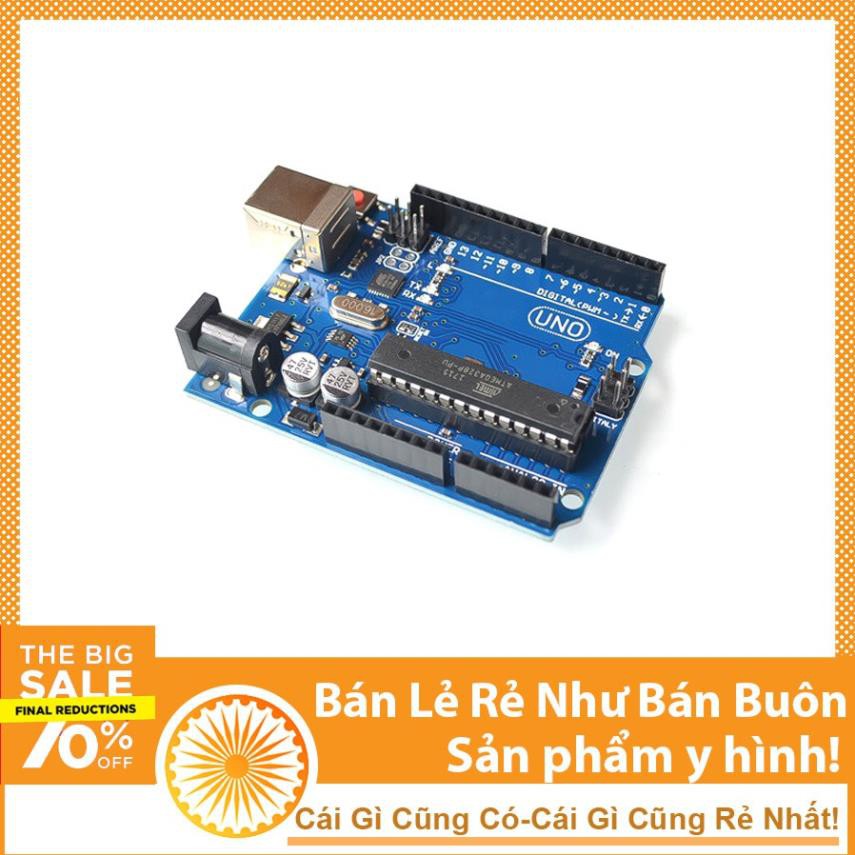 Arduino UNO R3 ATMEGA16U2 Chip Cắm ( R3 ) có cáp