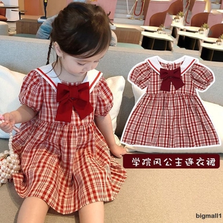 Đầm sọc ca-rô xinh xắn đáng yêu dành cho bé gái