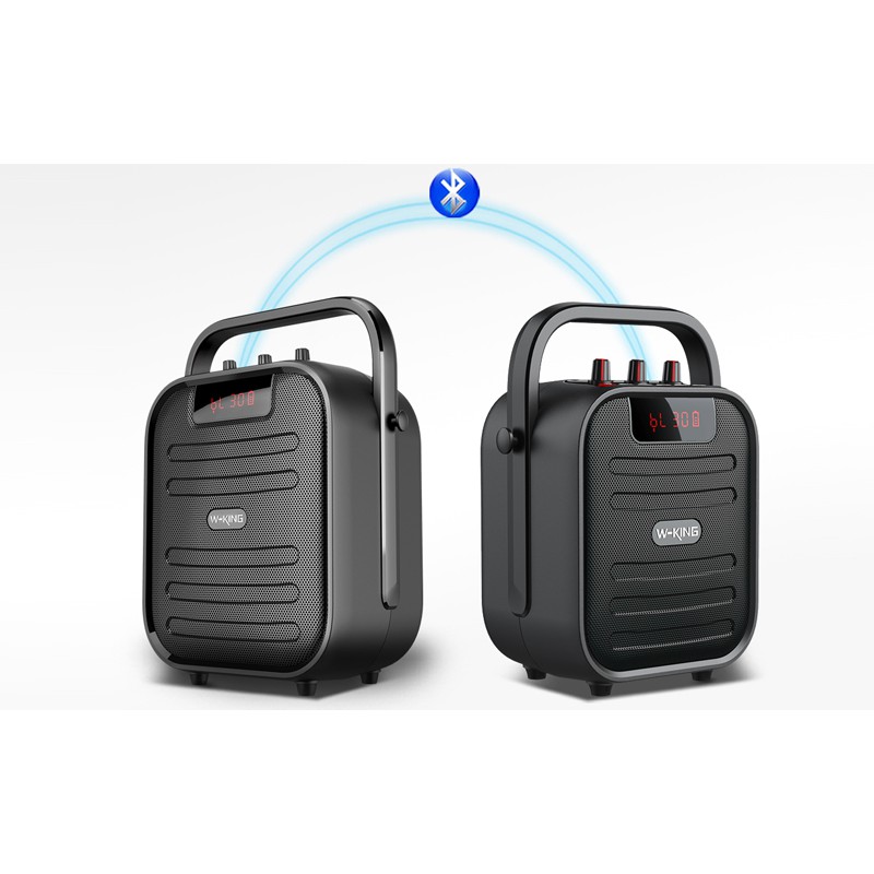 LOA HÁT KARAOKE W-KING T5 MINI-LOA BLUETOOTH KARAOKE XÁCH TAY NHỎ GỌN|CÓ MICRO, ĐIỀU KHIỂN ĐI KÈM
