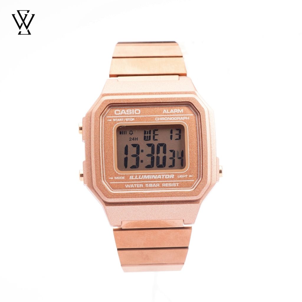 Đồng Hồ Điện Tử Nam Casio WATCHSTORE B650WC-5ADF Thiết Kế Mặt Kính Nhựa 41mm, Vỏ Nhựa, Dây Kim Loại Bền Bỉ