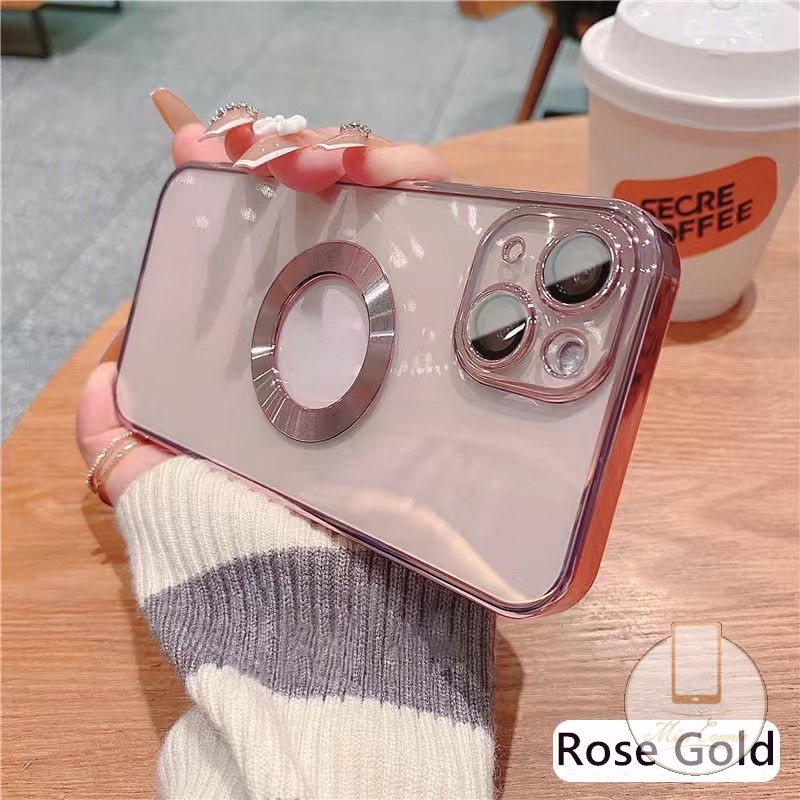 Ốp Điện Thoại Acrylic Nam Châm Chống Rơi Sang Trọng Cho iPhone 7 8 Plus 11 XR 11Pro MAX 12 13 Pro MAX X XS MAX SE 2020