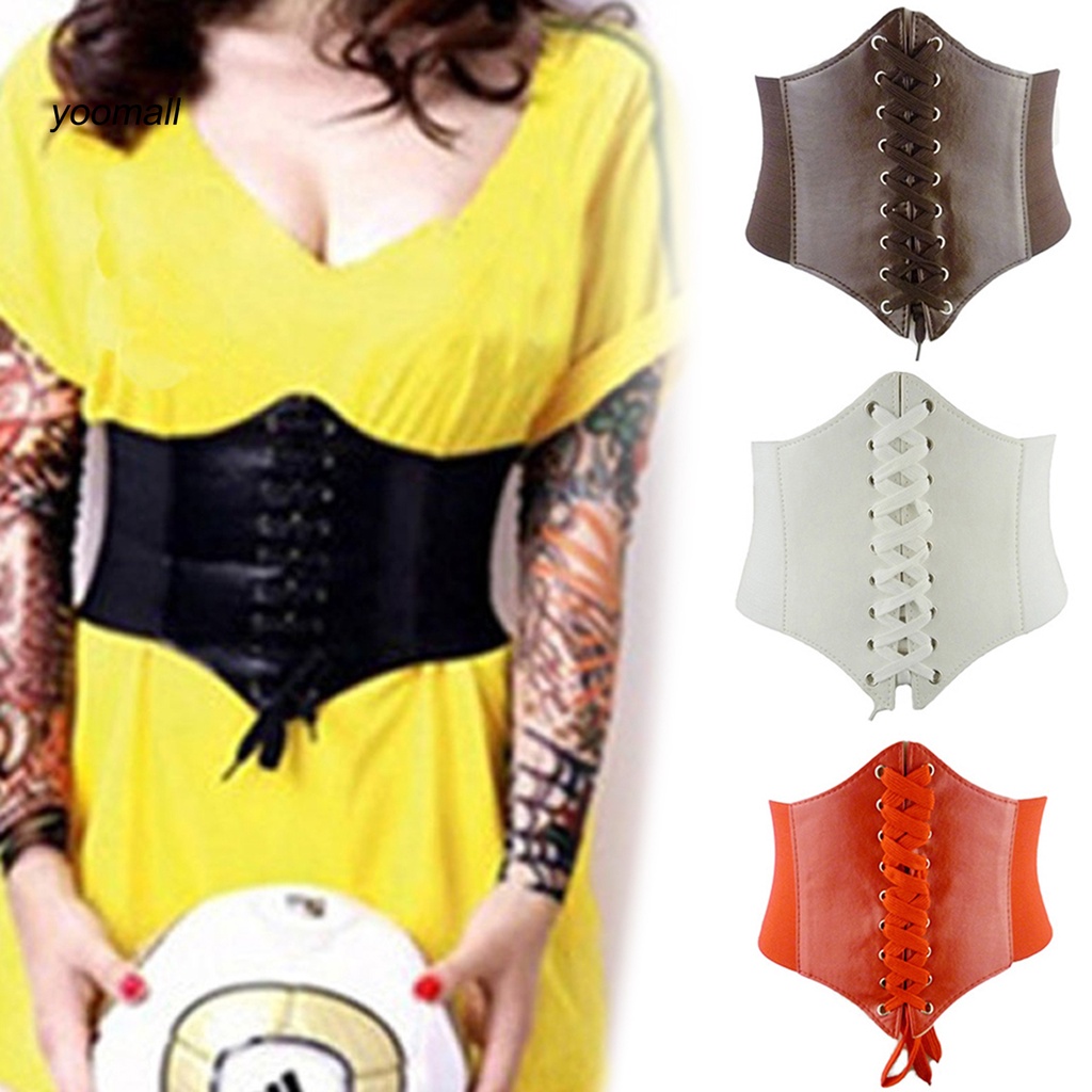 Thắt lưng da bản rộng phối dây buộc co giãn tốt tiện dụng cho các bữa tiệc
 | BigBuy360 - bigbuy360.vn