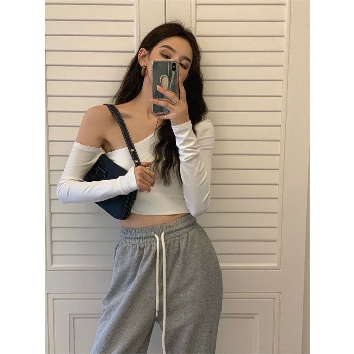 Áo Thun Nữ Dài Tay Hở Vai Gợi Cảm