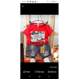 set Jean cho bé trai diện lễ tết(vosang)