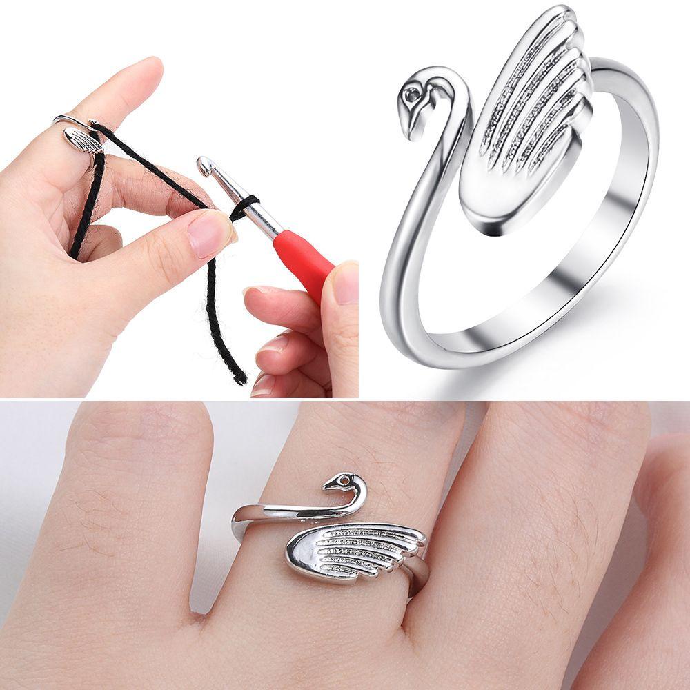JUNE Vòng Đan Len Hình Thiên Nga Có Thể Điều Chỉnh
