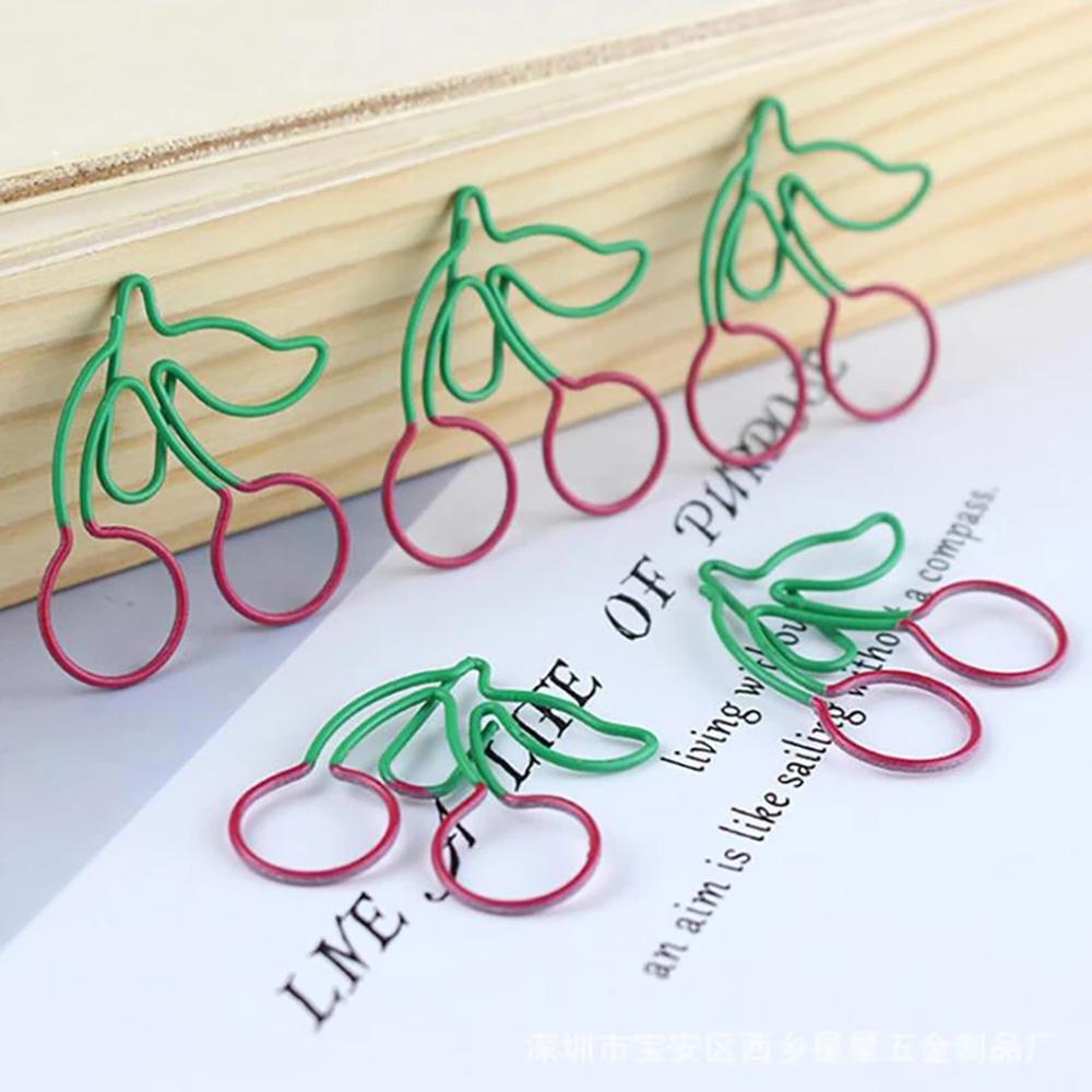 CLEOES Kẹp Đánh Dấu Trang Sách Hình Quả Cherry