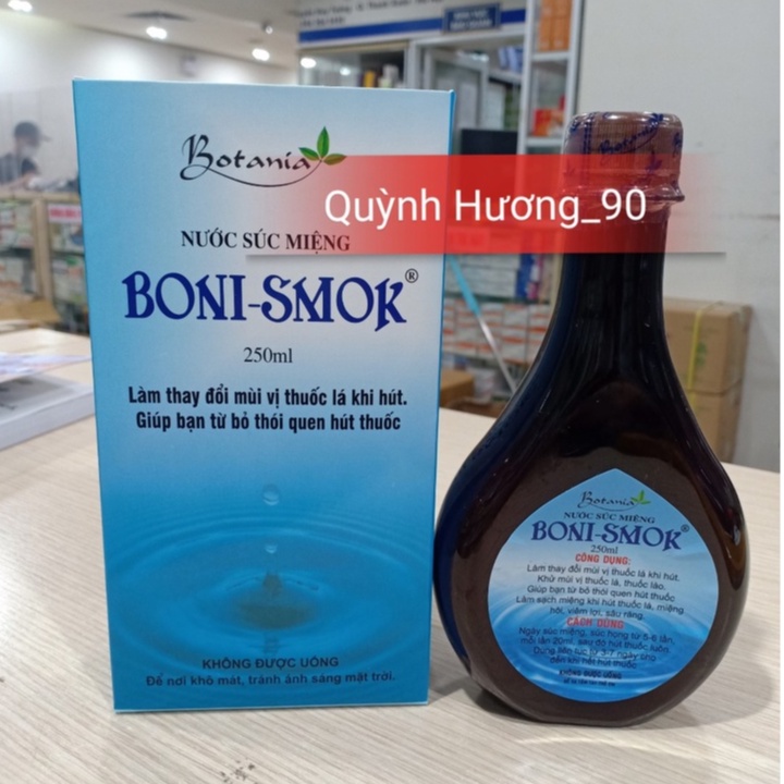 Boni-smok súc miệng - Giải pháp cai thuốc lá thành công