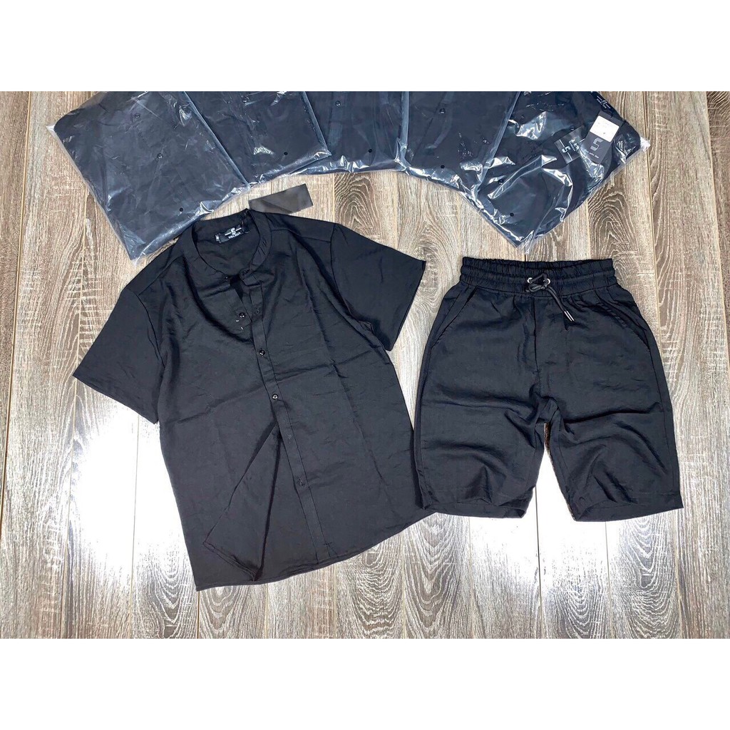 Bộ Đũi Nam - Bộ Thể Thao Nam Cộc tay chất liệu Đũi mềm mịn Trơn - BN47 - Xuowrng May Trung Kiên | BigBuy360 - bigbuy360.vn