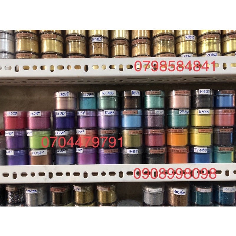 100gr Bột màu nhủ metalic