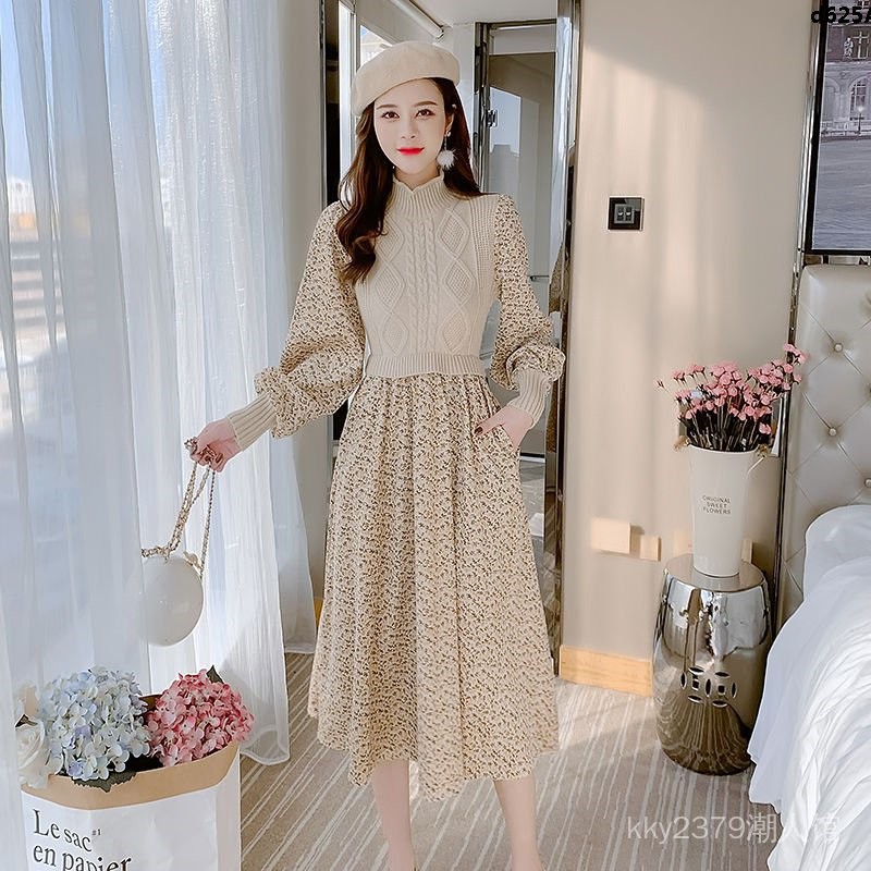 Đầm Dáng Ôm Thời Trang Mùa Đông Thanh Lịch Cho Nữ