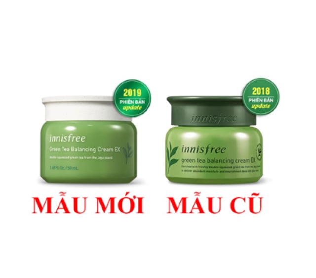 [CHÍNH HÃNG 100%] KEM DƯỠNG TRẮNG DA TRÀ XANH INNISFREE TỪ HÀN QUỐC