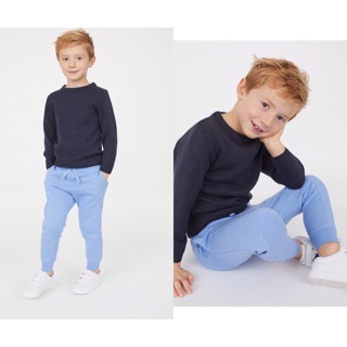 Quần nỉ H&M dong Basic cho bé trai size cho bé từ 2T đến 9T
