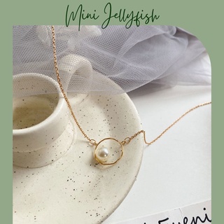 Dây chuyền /Vòng cổ necklace tròn phối hạt châu Jellyfish