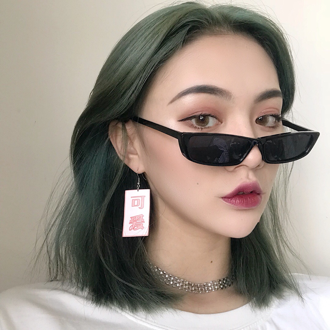 Kính Mát Gọng Chữ Nhật Phong Cách Retro Chống Tia Uv400 Cho Nữ | BigBuy360 - bigbuy360.vn