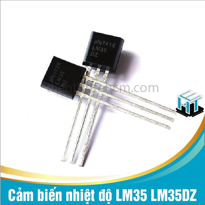 Cảm biến nhiệt độ LM35 LM35DZ TO-92 chỉ 3 chân rất dễ giao tiếp và sử dụng