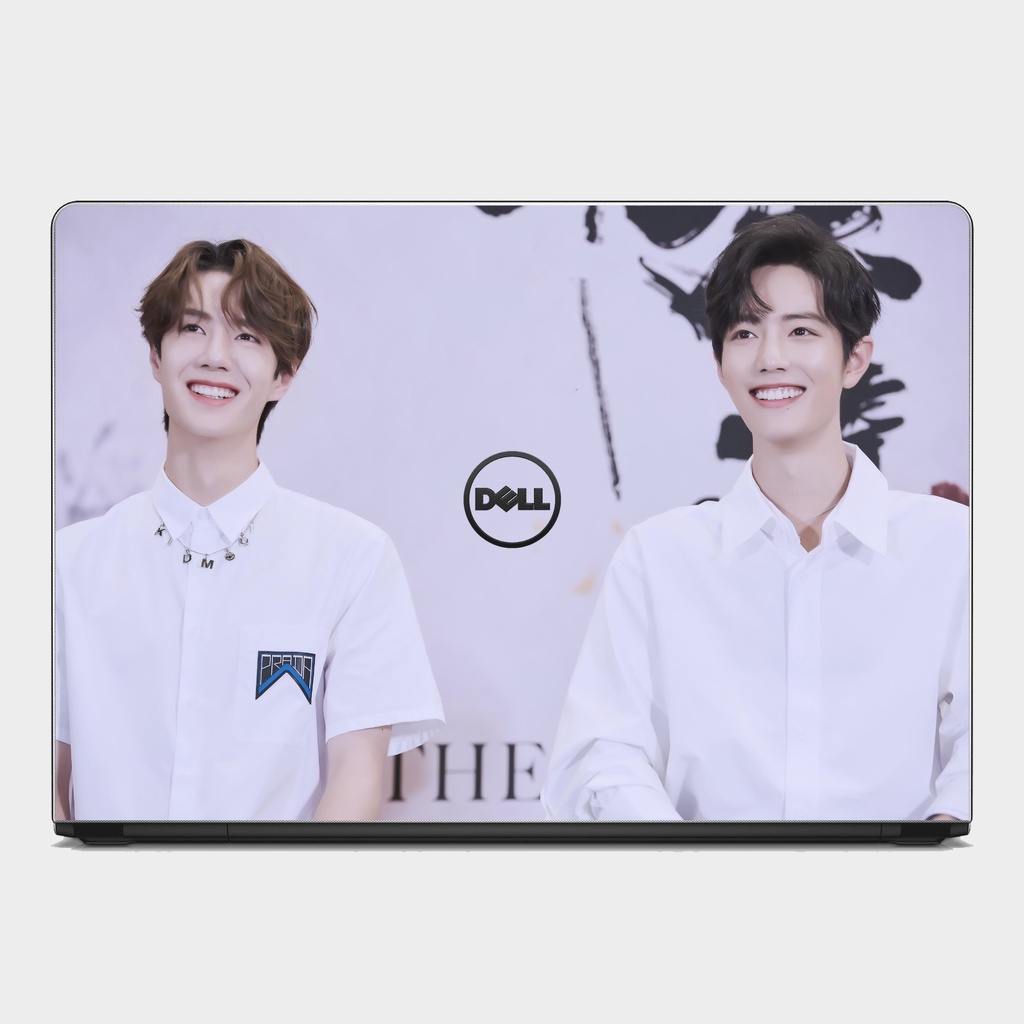 SKIN dán Laptop in hình Tiêu Chiến- Vương Nhất Bác. Đủ các dòng máy: Asus, Acer, Dell, HP,.. In theo yêu cầu